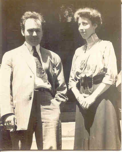 Edmund and Elsa, off-duty, around town